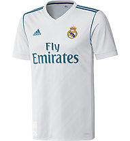 adidas 2017/2018 Real Madrid Home Jersey - Fußballtrikot - Herren, White