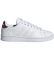 adidas Advantage - Sneaker - Damen, White/Pink