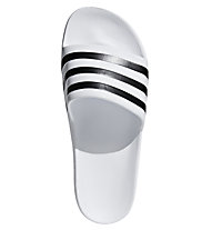 adidas Aqua Adilette - Schlappen, White/Black