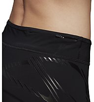 adidas Adizero Sprintweb 3/4 - pantaloni corti running - donna, Black