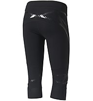 adidas Adizero Sprintweb 3/4 - pantaloni corti running - donna, Black