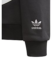 adidas Originals BG Trefoil Hood - felpa con cappuccio - bambino, Black/White