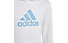 adidas Big Logo Essentials Jr - felpa con cappuccio - ragazzo, White/Blue