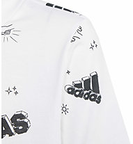 adidas Bluv Q3 J - T-Shirt - Mädchen, White