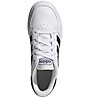 adidas Breaknet K - Sneaker - Kinder, White/Black