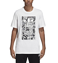 adidas Originals Camo Tounge Label Tee - T-Shirt - Herren, White