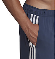 adidas Classic Length 3 Stripes - Badehose - Herren, Dark Blue/White