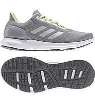 adidas Cosmic 2 W - scarpe running neutre - donna, Grey/Yellow