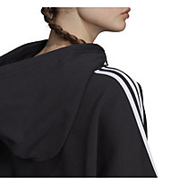 adidas Originals Cropped - Kapuzenpullover - Damen, Black/White