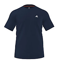 adidas Essentials Crew T-Shirt, Collegiate Navy/White