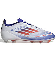 adidas F50 Pro FG J - Fußballschuh für festen Boden, White/Red/Blue