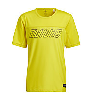 adidas FB Hype Tee - T-Shirt - Herren, Yellow