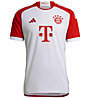 adidas FC Bayern 23/24 Home - Fußballtrikot - Herren, White/Red