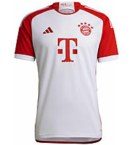 adidas FC Bayern 23/24 Home - Fußballtrikot - Herren, White/Red