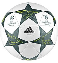 adidas Finale 16 UEFA Champions League Capitano - pallone da calcio UCL, White/Grey