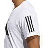 adidas Fl 3 Bar Tee - T-shirt fitness - uomo, White