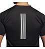 adidas Freelift Sport Fitted Three Stripes - T-Shirt - Herren, Black