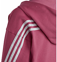 adidas G Fi 3s - felpa con cappuccio - ragazza, Pink