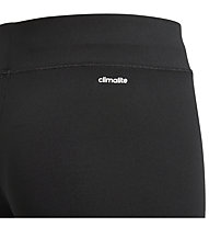 adidas Gear Up Linear Tight - pantaloni fitness - ragazza, Black/White