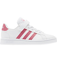 adidas Grand Court - sneakers - ragazza, White/Pink