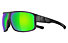 adidas Horizor - occhiali sportivi, Coal Shiny-Green Mirror