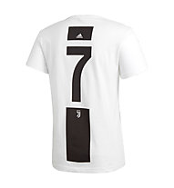 adidas Juve GR-TEE 7 Young - maglia calcio - bambino, White/Black
