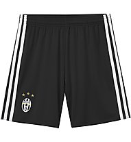 adidas Juventus Home Replica Short Y - pantaloncini calcio bambino, Black/White