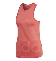 adidas Logo Cool Tank - Trägershirt - Damen, Orange