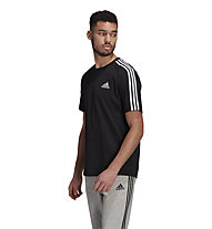 adidas 3S Essential - T-shirt - uomo , Black