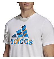 adidas M Camo T - T-shirt - Herren, White