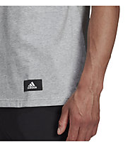 adidas M Fi 3s Tee - T-shirt - Herren , Grey