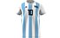 adidas Messi Graphic T-shirt - Fußballshirt - Herren, Light Blue/White