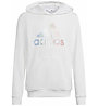 adidas Metallic Print Jr - Kapuzenpullover - Mädchen, White