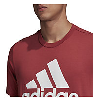 adidas MH BOS - T-shirt - uomo, Red