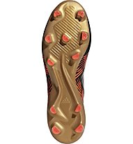 adidas Nemeziz 17.1 FG - scarpe da calcio terreni compatti, Black/Red/Gold