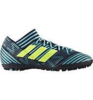adidas Nemeziz Tango 17.3 TF - scarpa da calcio terreni duri, Blue/Black/Yellow