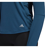 adidas Own The Run - langärmliges Laufshirt - Damen, Blue
