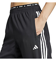 adidas Own The Run 3S - pantaloni running - donna, Black/White