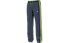 adidas Essentials 3 Stripes pantaloni ginnastica bambino, Mineral Blue/Solar Slime