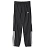 adidas Essentials Mid 3-Stripes - pantaloni da ginnastica bambino, Black/White