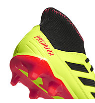 adidas Predator 18.3 FG - scarpe da calcio terreni compatti, Lime/Red/Black