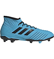 adidas Predator 19.2 FG - scarpe da calcio terreni compatti, Light Blue/Black