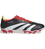 adidas Predator 24 League Low MG - Fußballschuh Multiground, Black/Red