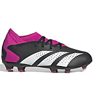 adidas Predator Accuracy.3 FG Jr - scarpe da calcio per terreni compatti - ragazzo, Black/Purple