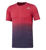 adidas Primeknit Wool Dip Dye Runningshirt, Red/Blue
