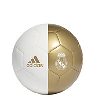 adidas Real Madrid Capitano - pallone da calcio, White/Gold
