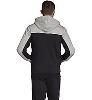adidas Sport ID - giacca con cappuccio - uomo, Grey/Black