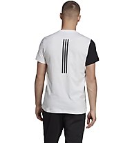 adidas Sport ID - T-shirt fitness - uomo, White/Black