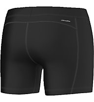 adidas Techfit 5-Inch pantaloncini tight donna, Black/Matte Silver