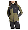 adidas Terrex Xperior Hybrid RAIN.RDY - giacca hardshell - donna, Dark Green/Black